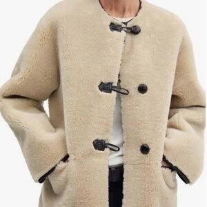 Mango Faux Shearling Jacket